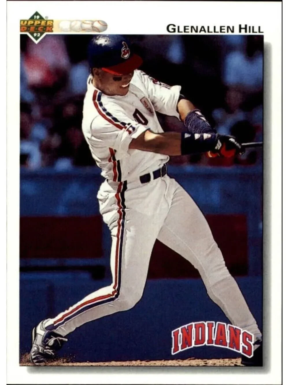 Glenallen Hill 1992 Upper Deck MLB #558 Baseball Card Cleveland Indians